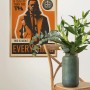 Komar Wandbild Marvel Loki, 50x70 cm, orange. Poster mit Loki-Motiv im Holzrahmen.