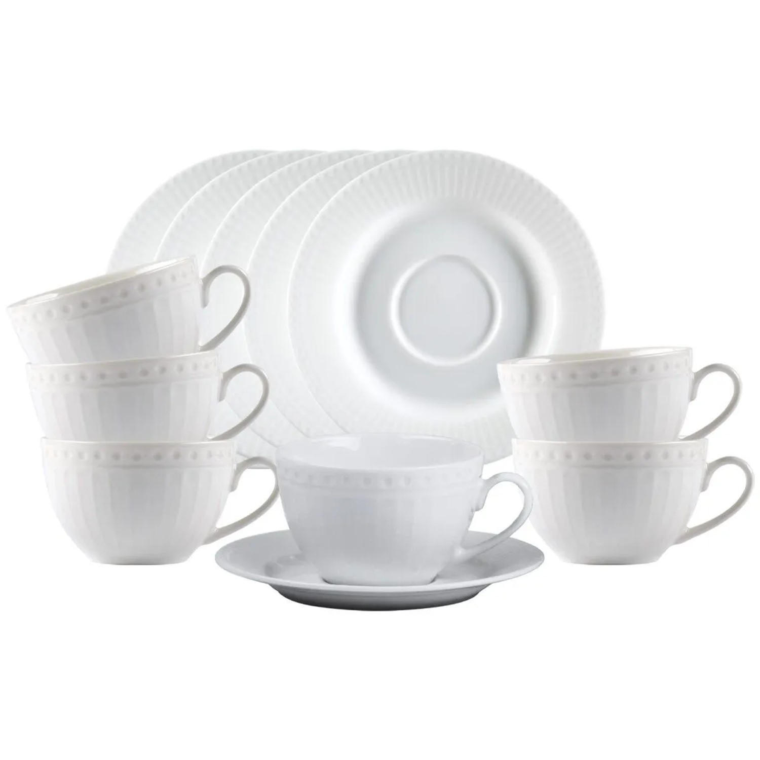 Ritzenhoff & Breker Sofia Kaffeetassen mit Untertassen 220 ml 6er Set