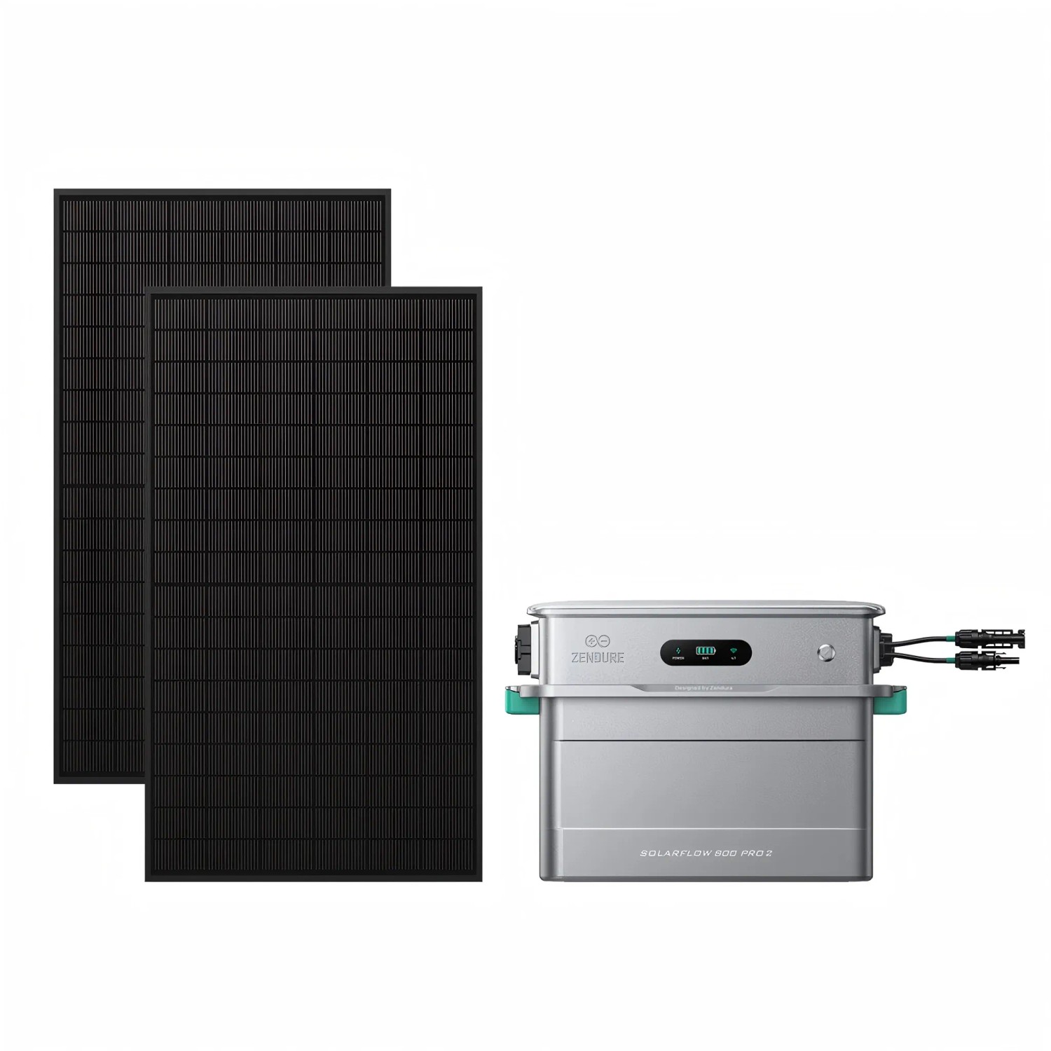 ZENDURE SuperCharged SolarFlow 800 Pro 2 910W Photovoltaikanlage Komplettset