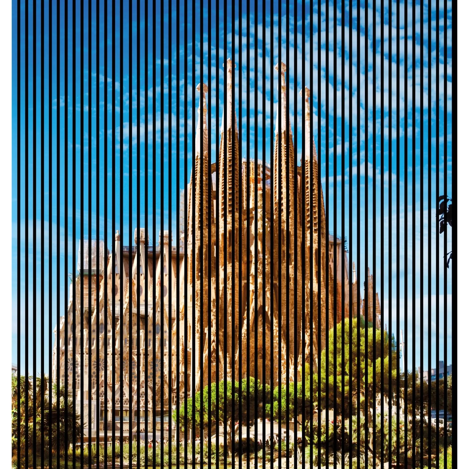 FN Acustico Akustikplatte Barcelona 1 PET u. MDF Foliert 2.253 x 19 x 2.400 mm