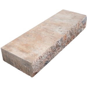 Diephaus Blockstufe Maximo Muschelkalk, 100x34,5x15 cm, für Treppen und Einfassungen im Garten.
