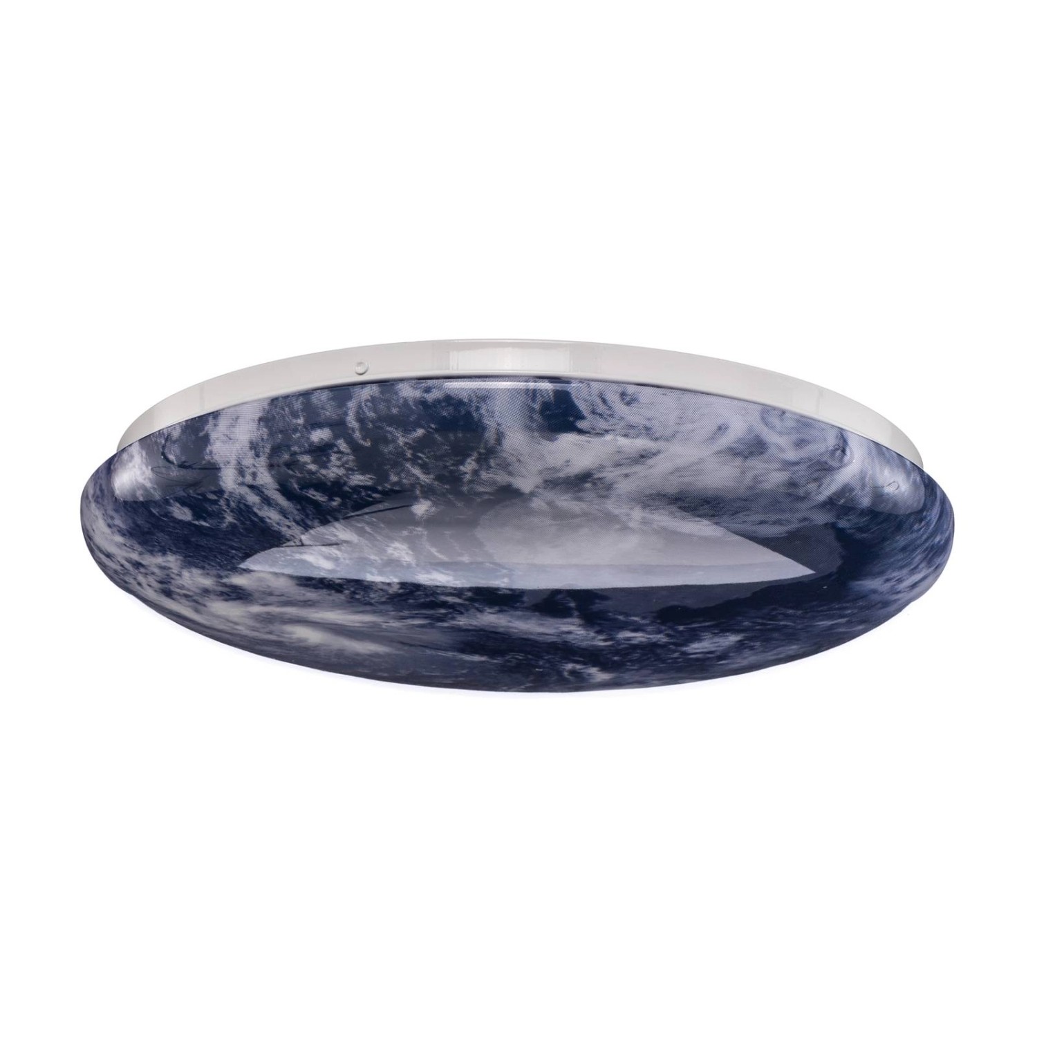 Lindby LED Deckenleuchte Orbi 10019799 in Blau 1-flammig Wohnzimmerleuchte günstig online kaufen