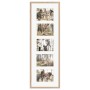 WANDStyle Galerierahmen in Eiche-Optik für 5 Fotos (13x18 cm). Holzrahmen für die Wand.