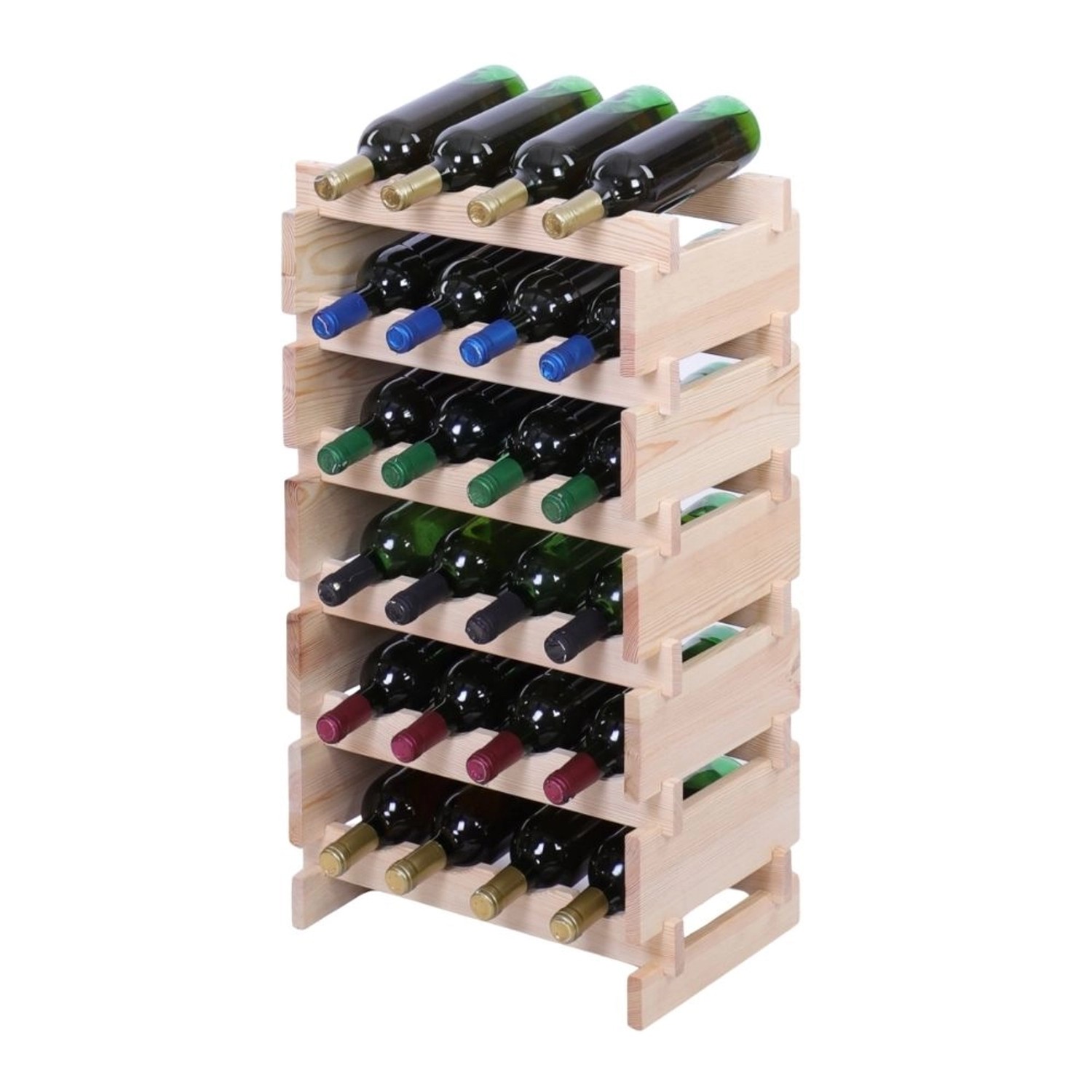 PROREGAL Weinregal VINOTECA FLEX PRO HxBxT 79x46x28cm 24 Flaschen Auf 6 Ebe günstig online kaufen