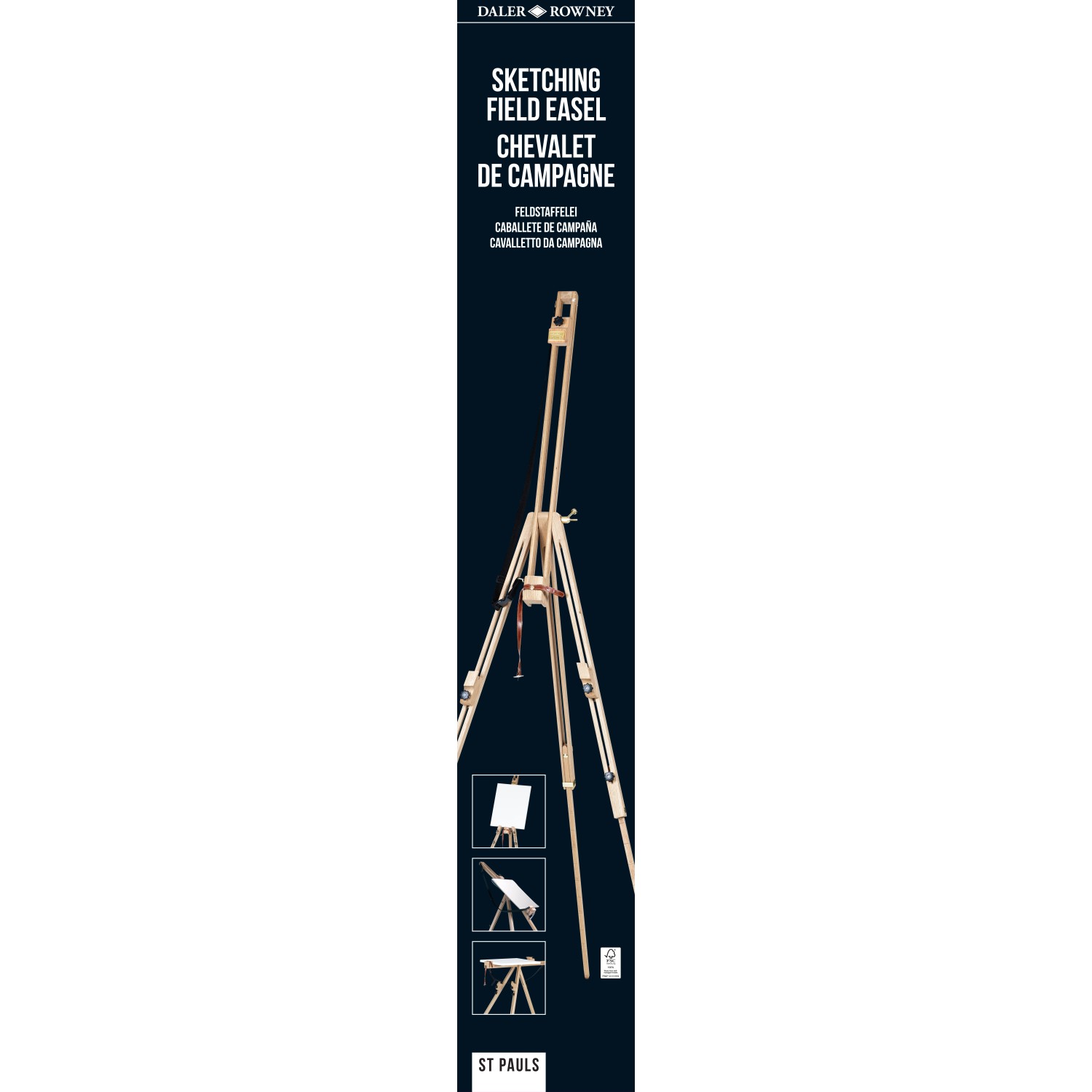 Daler Rowney Tischstaffelei Lincoln 51.5 x 42 x 8cm  1.36 kg