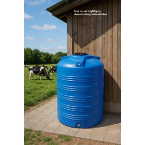 KMND 1500L Trinkwasser Wassertank Blau