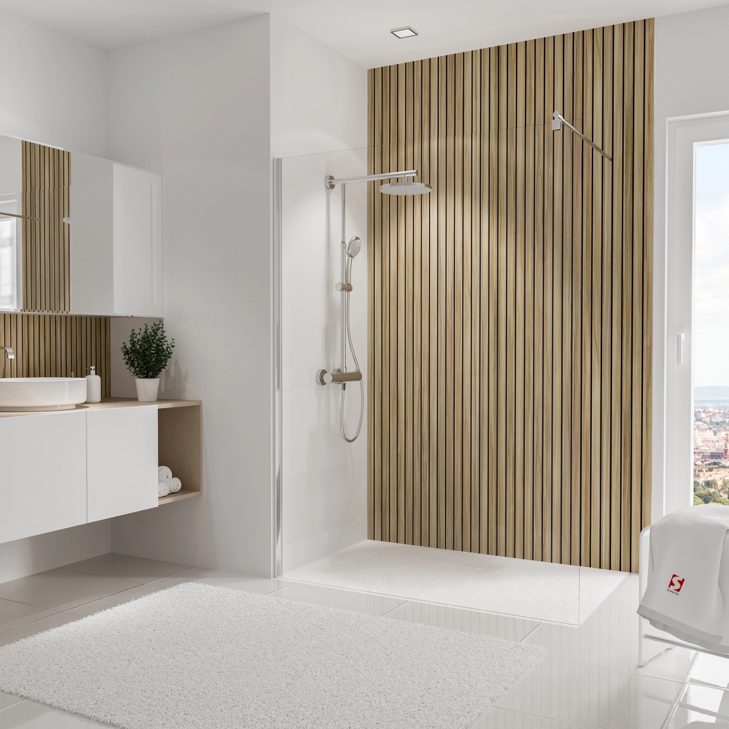 Thumbnail - Schulte Duschrückwand DecoDesign Dekor Japandi 255 cm x 150 cm
