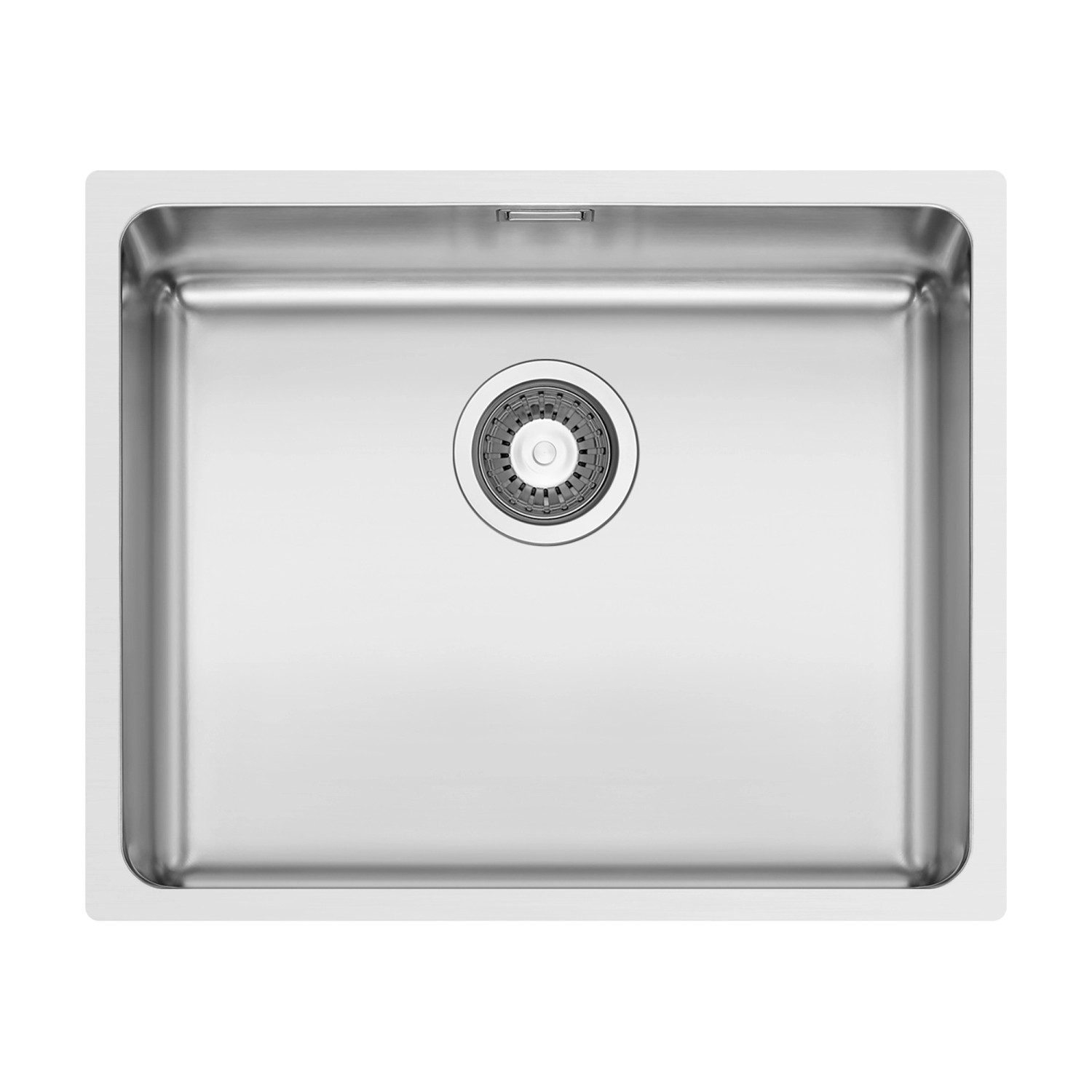 Pyramis Spülbecken Lydia 1B Flacheinbau Edelstahl 50 cm x 40 cm
