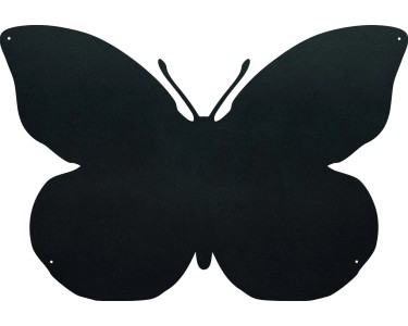 KalaMitica Metallplatte Schmetterlings-Form 56 cm x 38 cm