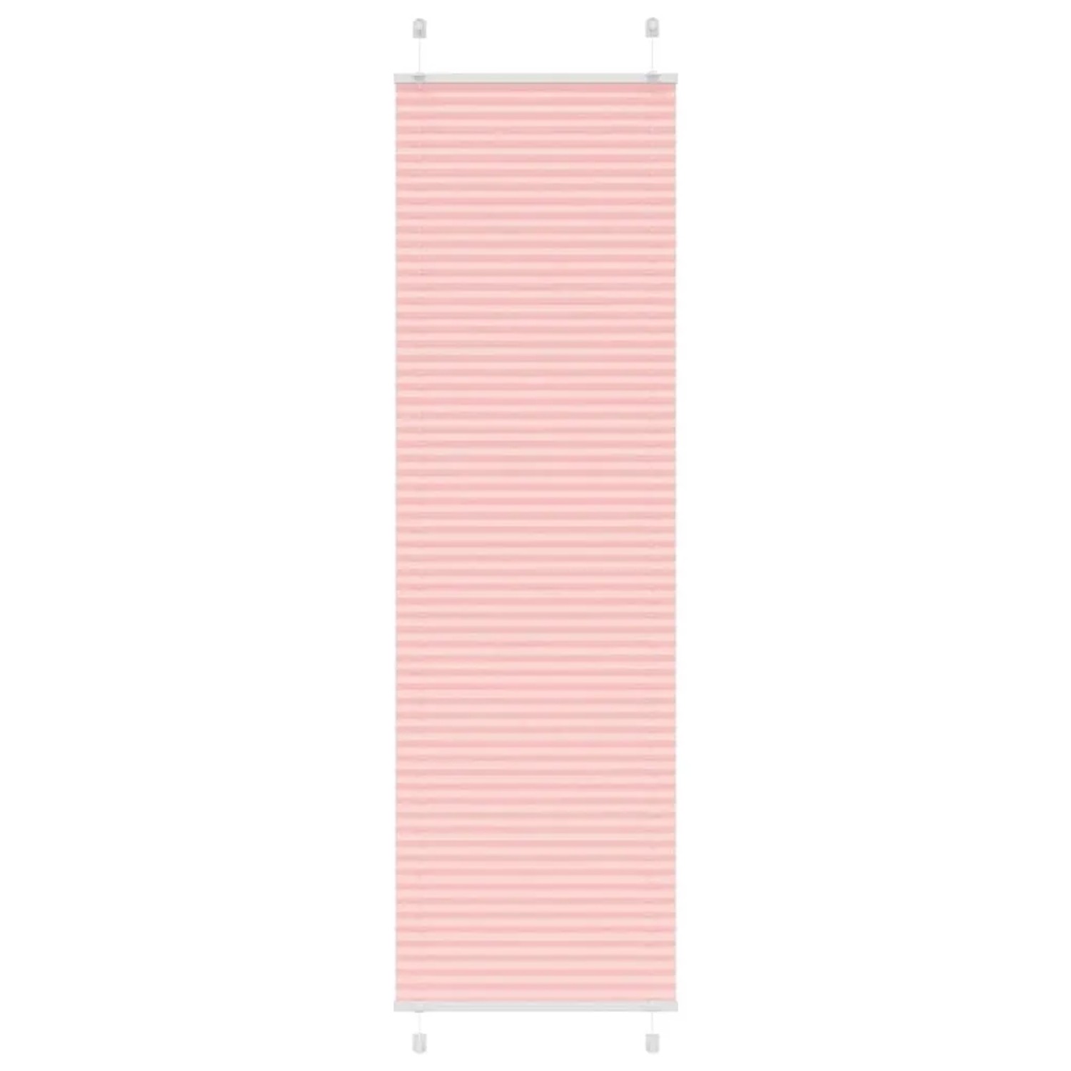 vidaXL Plissee Rosa 65x200 cm Stoffbreite 64,4 cm Polyester 4015459 günstig online kaufen