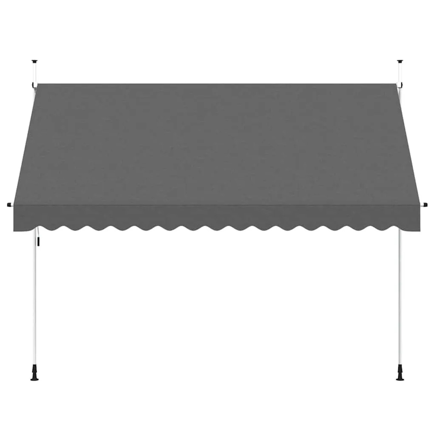 vidaXL Einziehbare Markise Handbetrieben 350 cm Anthrazit 143691_3