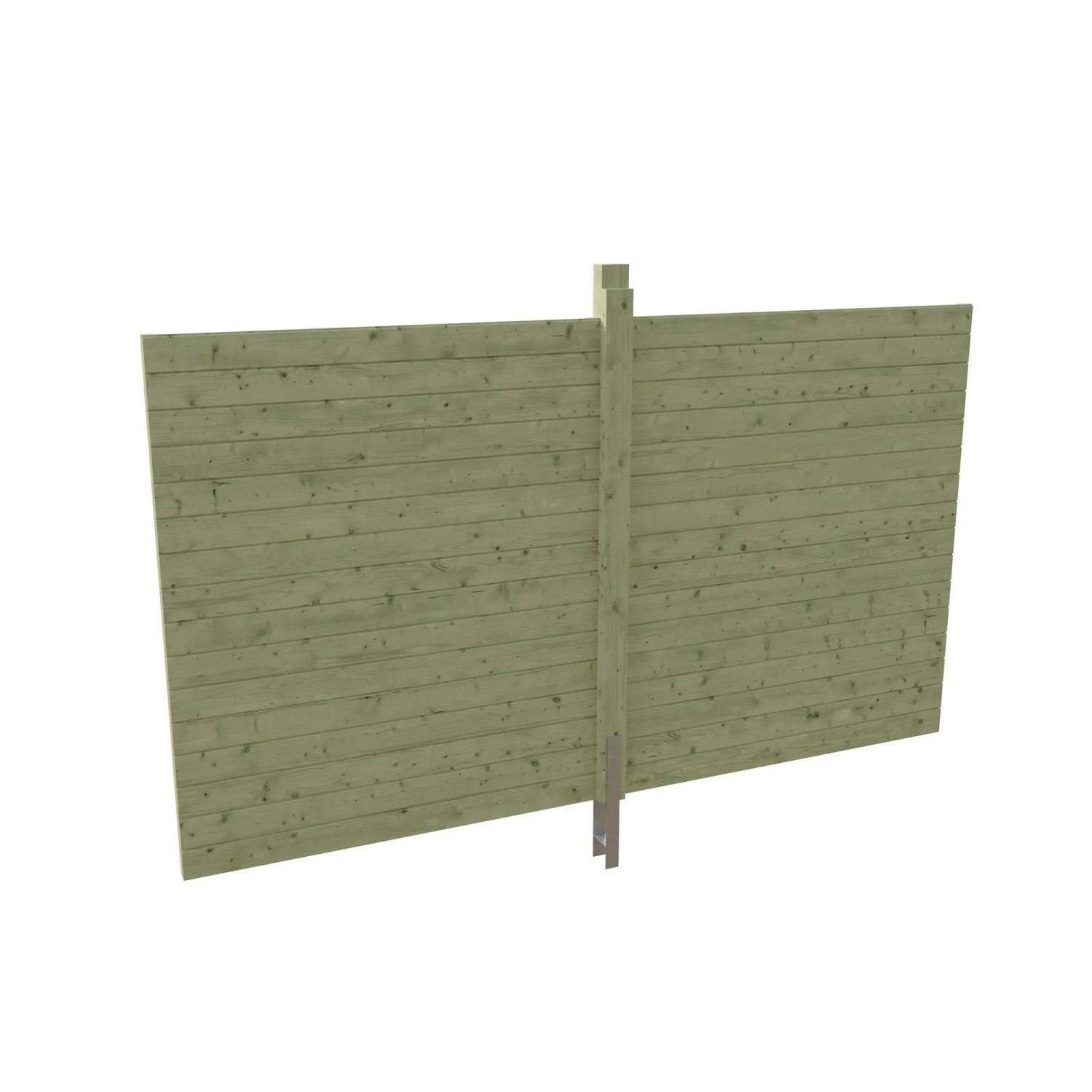 Skan Holz Rückwand Profilschalung 363 cm x 200 cm Grün