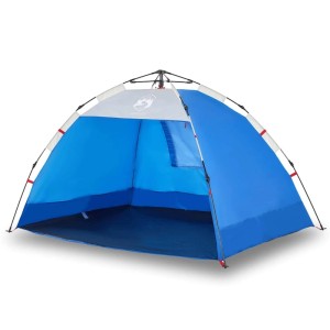 vidaXL Strandzelt 2 Personen Azurblau Quick Release Wasserdicht 4005296