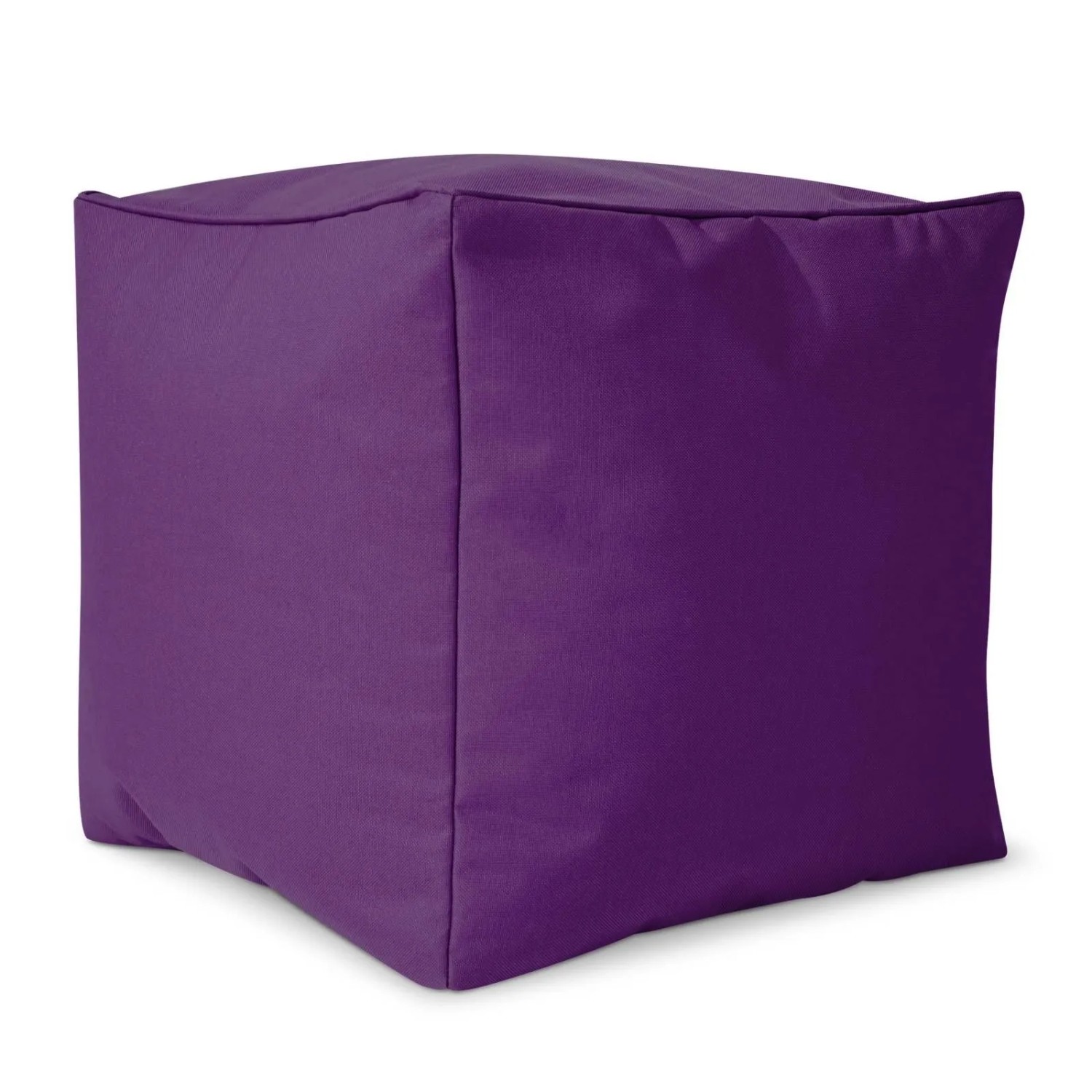 Green Bean Sitzhocker Cube 40 x 40 x 40 cm Wetterfest Waschbarer Bezug Lila