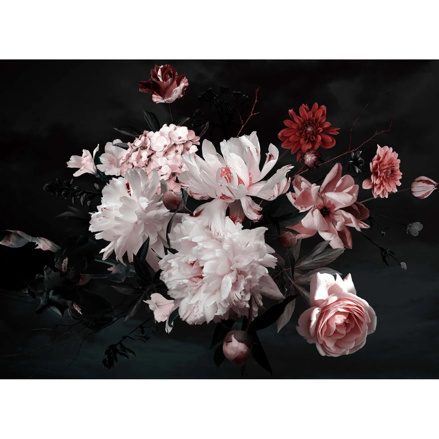 living walls Fototapete Designwalls Bunch of Flower 2, glatt, (5 St)