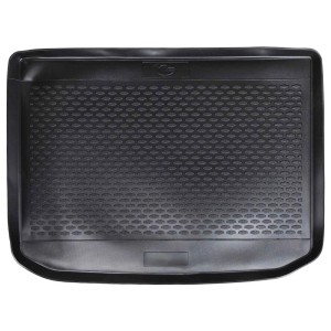 vidaXL Kofferraummatte Schwarz Gummi 42029221