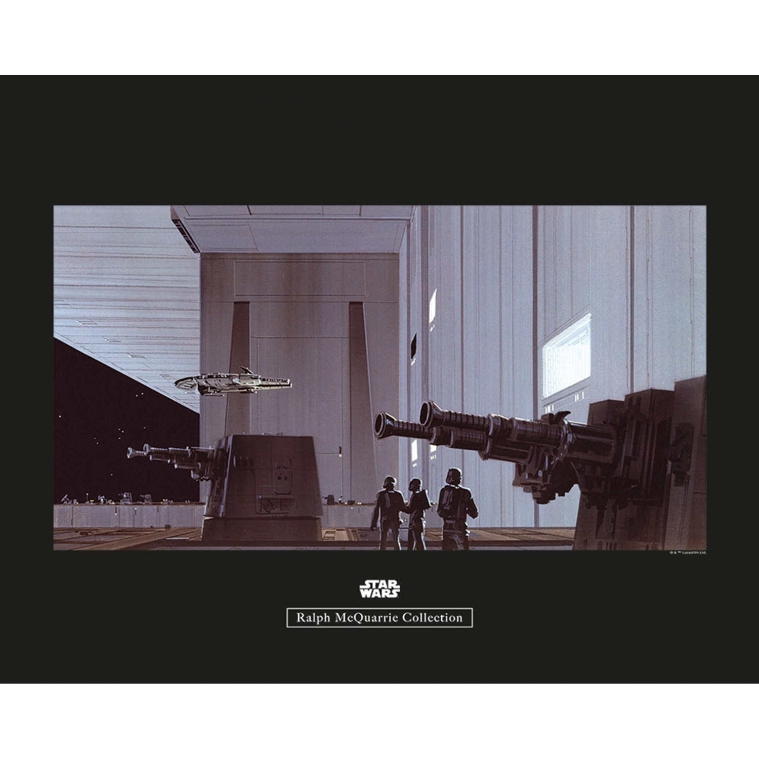 Komar Wandbild Star Wars Hangar 50 x 40 cm