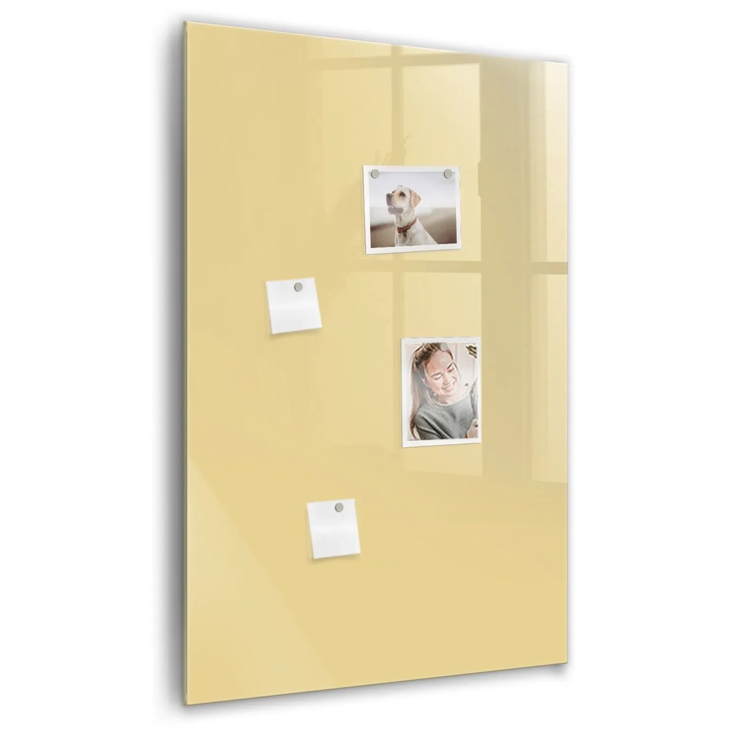 Tulup Glas Magnettafel Cremefarben 60x90 cm Magnettafel Zum Beschriften Sch günstig online kaufen