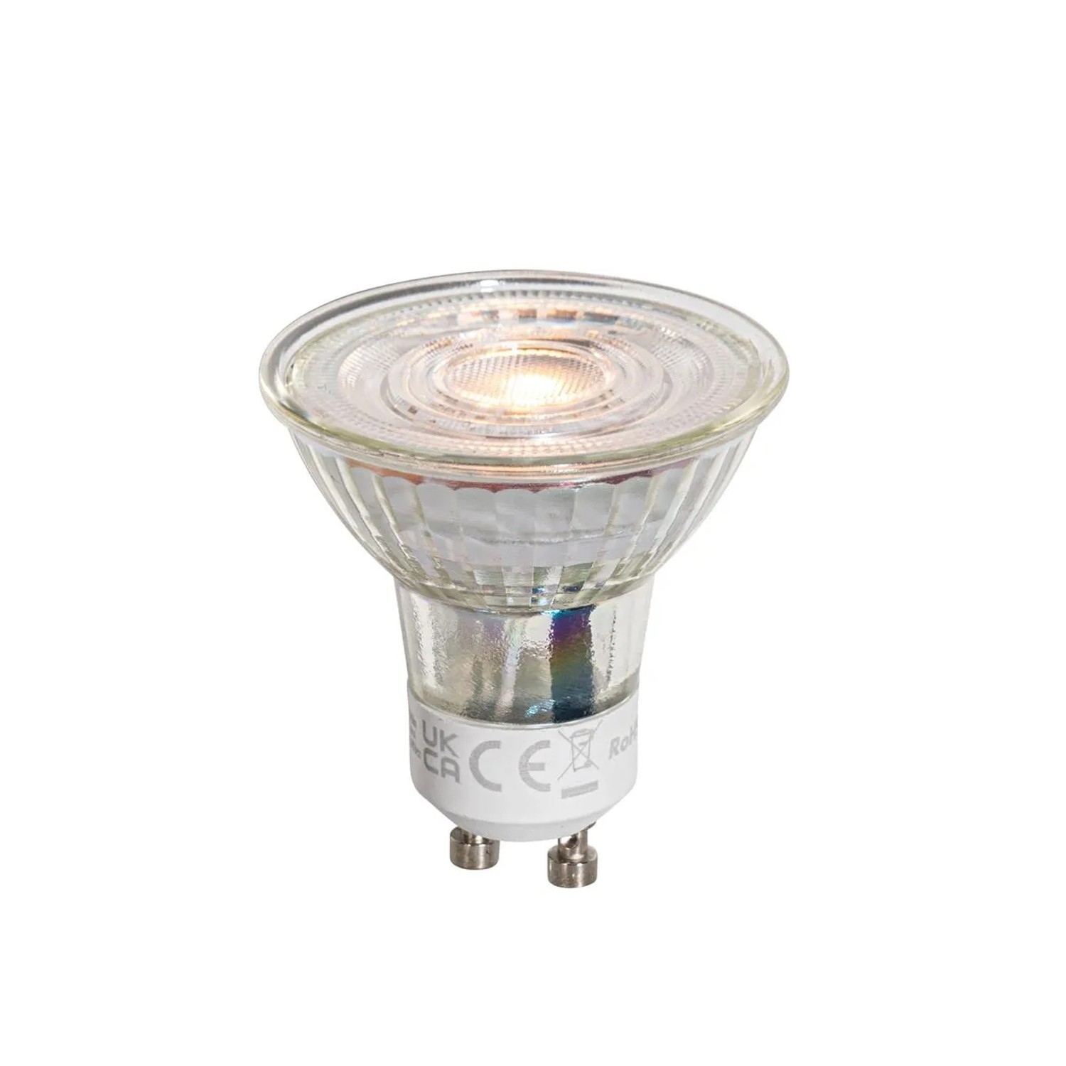 LUEDD GU10 50mm Klare LED Glühbirne 4 5W 360,m 2700K