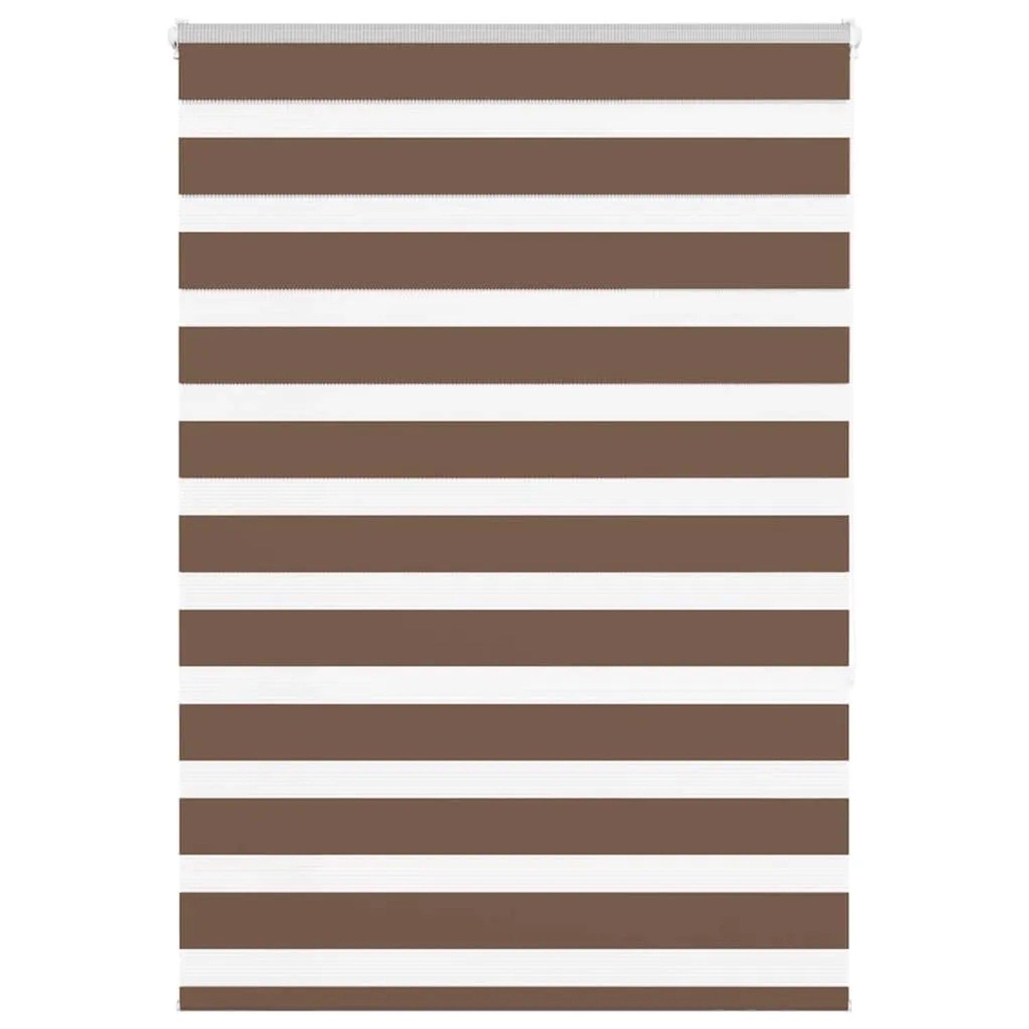 vidaXL Doppelrollo Braun 95x150 cm Stoffbreite 90,9 cm Polyester 4014338 günstig online kaufen