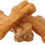 Primox Kauknochen, 5 Stück, 8 cm. Getrocknete Hunde-Snacks aus Rinderhaut für Hunde.
