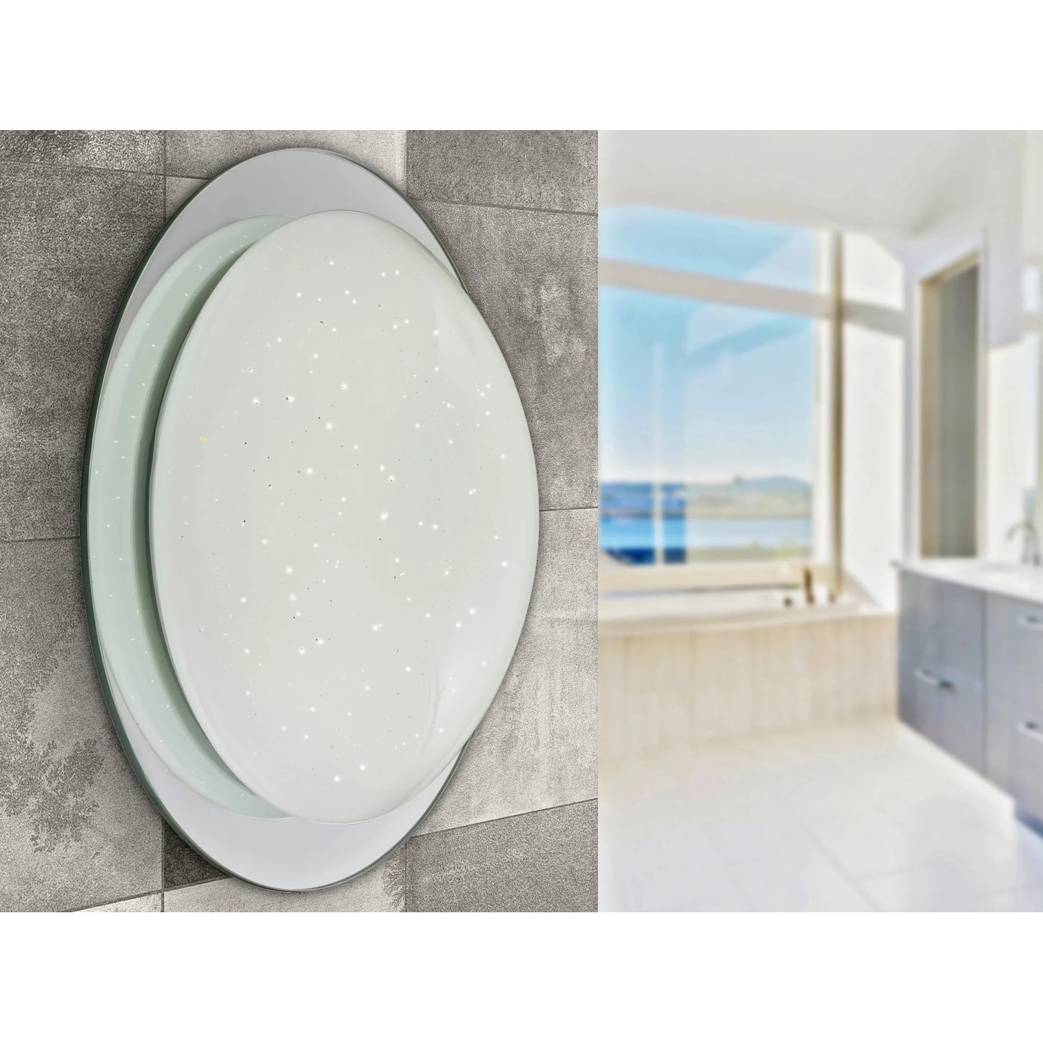 Globo Deckenleuchte STEP UP, Sparkle-Decor, Memory