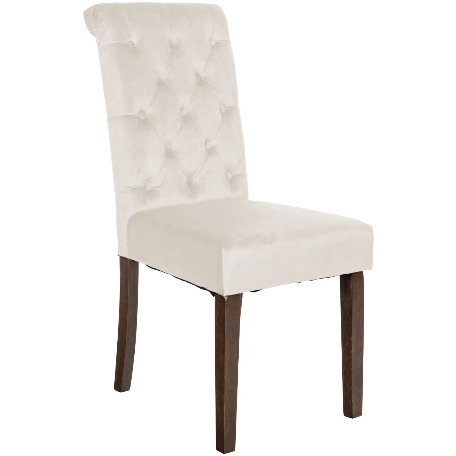 CLP Esszimmerstuhl Lisburn creme/Samt