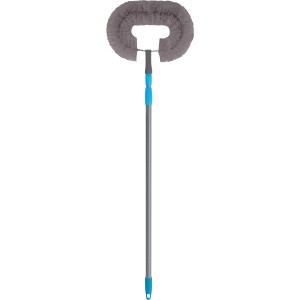 Staubbiene mit Teleskopstiel zur staubfreien Reinigung, Reinigungsgerät.