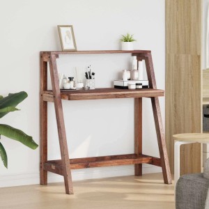 vidaXL Schreibtisch Braun 90 x 50 x 103 cm Massives Upgecyceltes Holz 42012401
