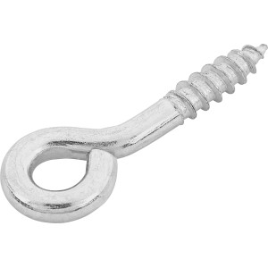 Verzinkte Sturmhakenöse, 4,4 x 25 mm, 6er-Set.