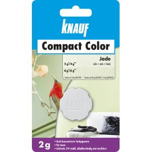 Knauf Compact Color Jade, 2g Farbpigmente für Putz, zur individuellen Farbgestaltung im Innenbereich.