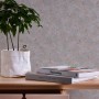 Vliestapete Attractive Uni grau-braun-bronze mit leichter Struktur und Glanz.