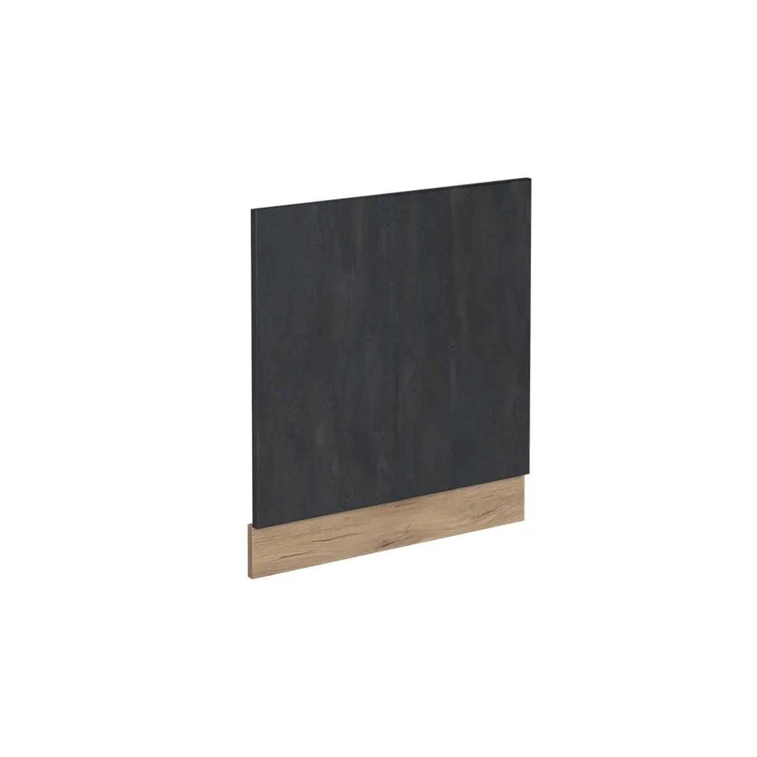 Vicco Frontblende R-Line Schwarz Beton Goldkraft Eiche 60 cm ohne Arbeitsplatte