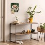 Banjado Schlüsselkasten Edelstahl mit Fuchs Motiv, Relax Design für 10 Schlüssel.