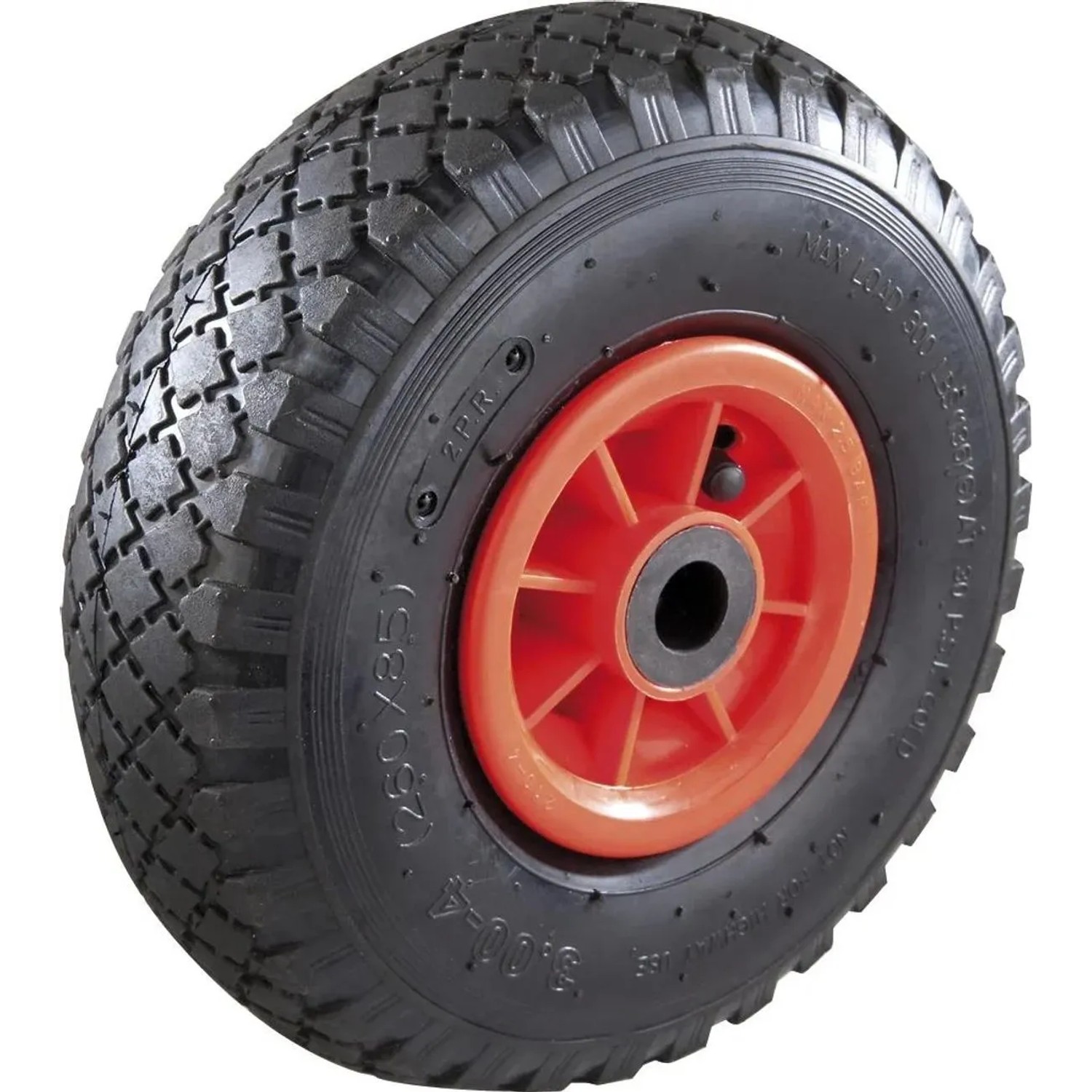 Westfalia Sackkarrenrad Ø 260 mm Gummi Schwarz