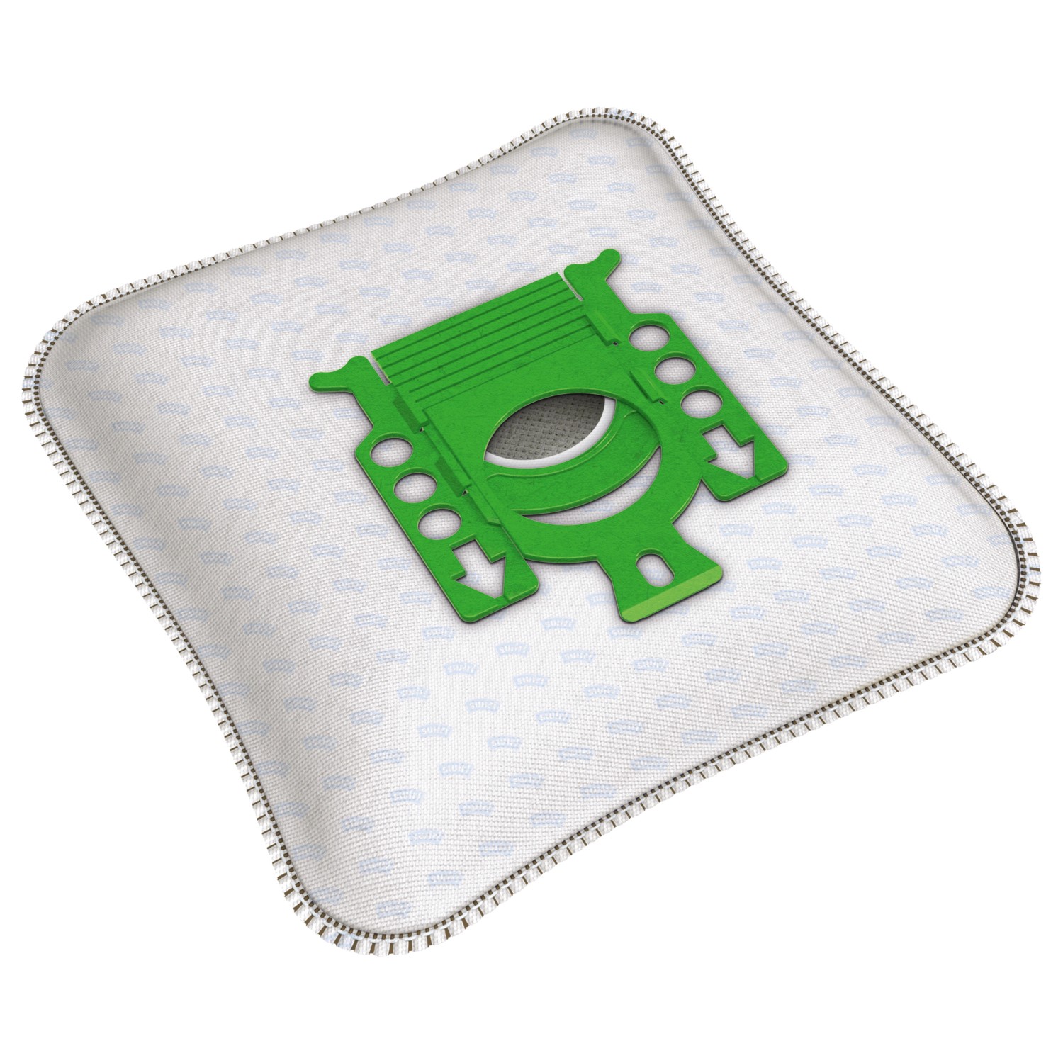 Swirl® Staubsaugerbeutel M 50® EcoPor® (4 St.) für Staubsauger Zubehör mit grünem Verschluss.