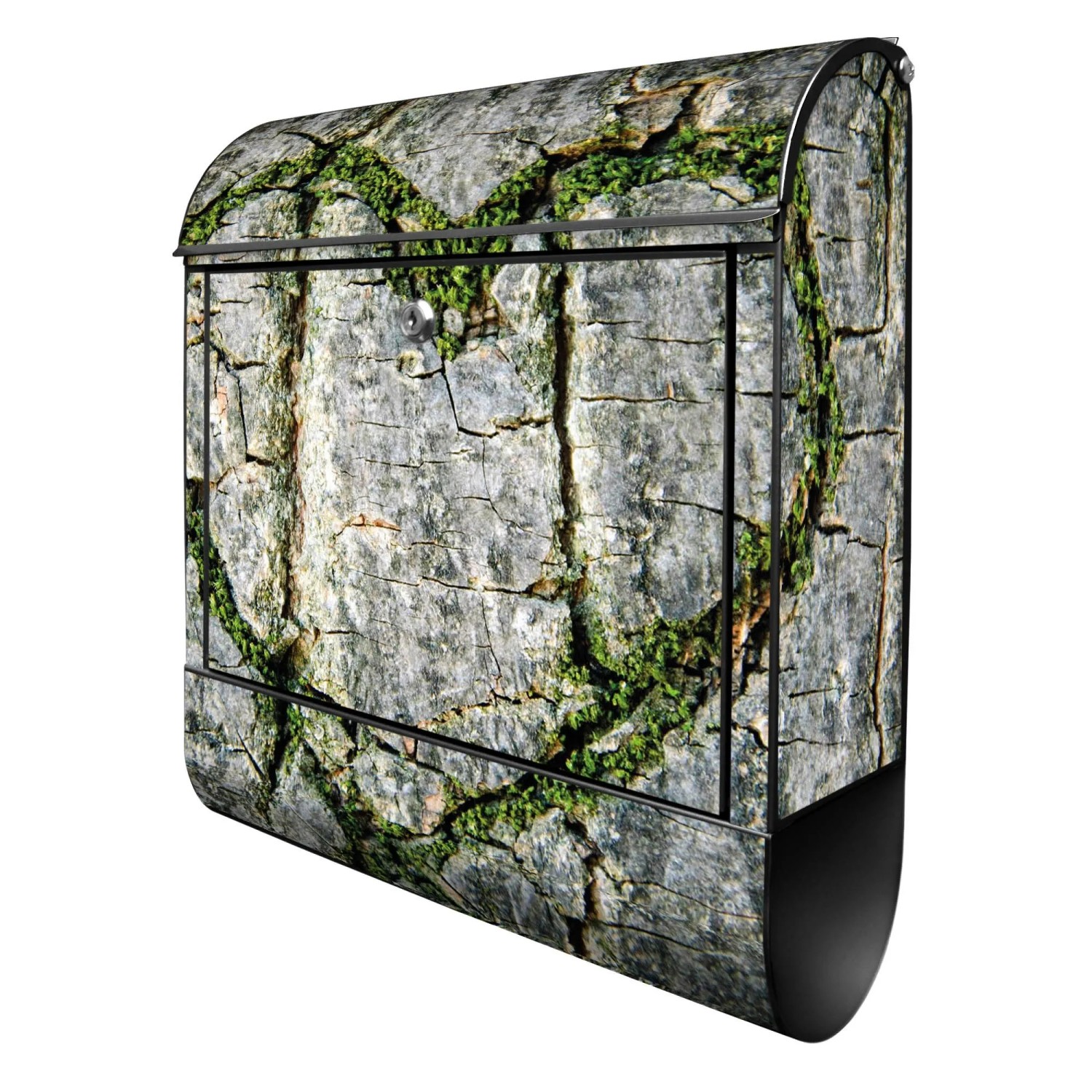 Banjado Design Briefkasten Schwarz Pulverbeschichtet 39x47x14cm 2 Schlüssel günstig online kaufen