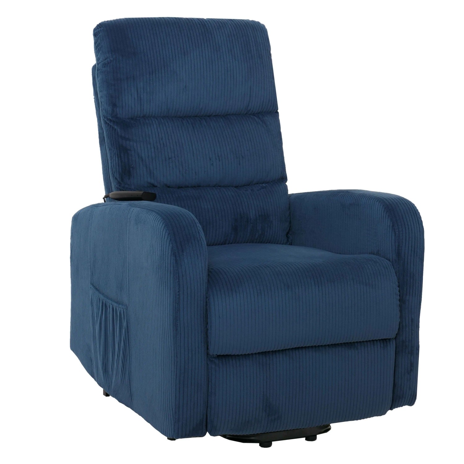 MCW Fernsehsessel K62 Liegefunktion Aufstehhilfe Metall Stoff/Textil Blau