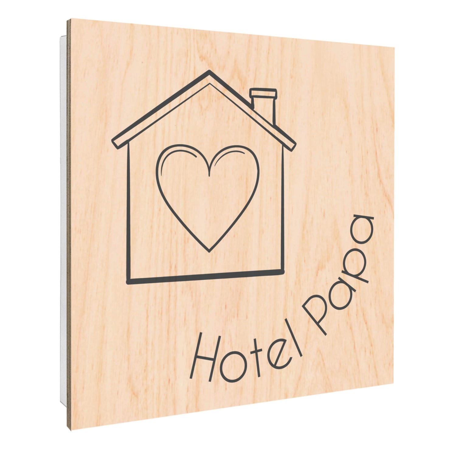 Banjado Großer Schlüsselbox Holz 30x30cm Weiß Scharnier Rechts 50 Haken Sch günstig online kaufen