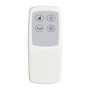 Fernbedienung für CMI Turmventilator (80 cm, Weiß) mit Tasten für Timer, Stärke und An/Aus.