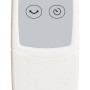 Fernbedienung für CMI Turmventilator (80 cm, Weiß) mit Tasten für Timer, Stärke und An/Aus.