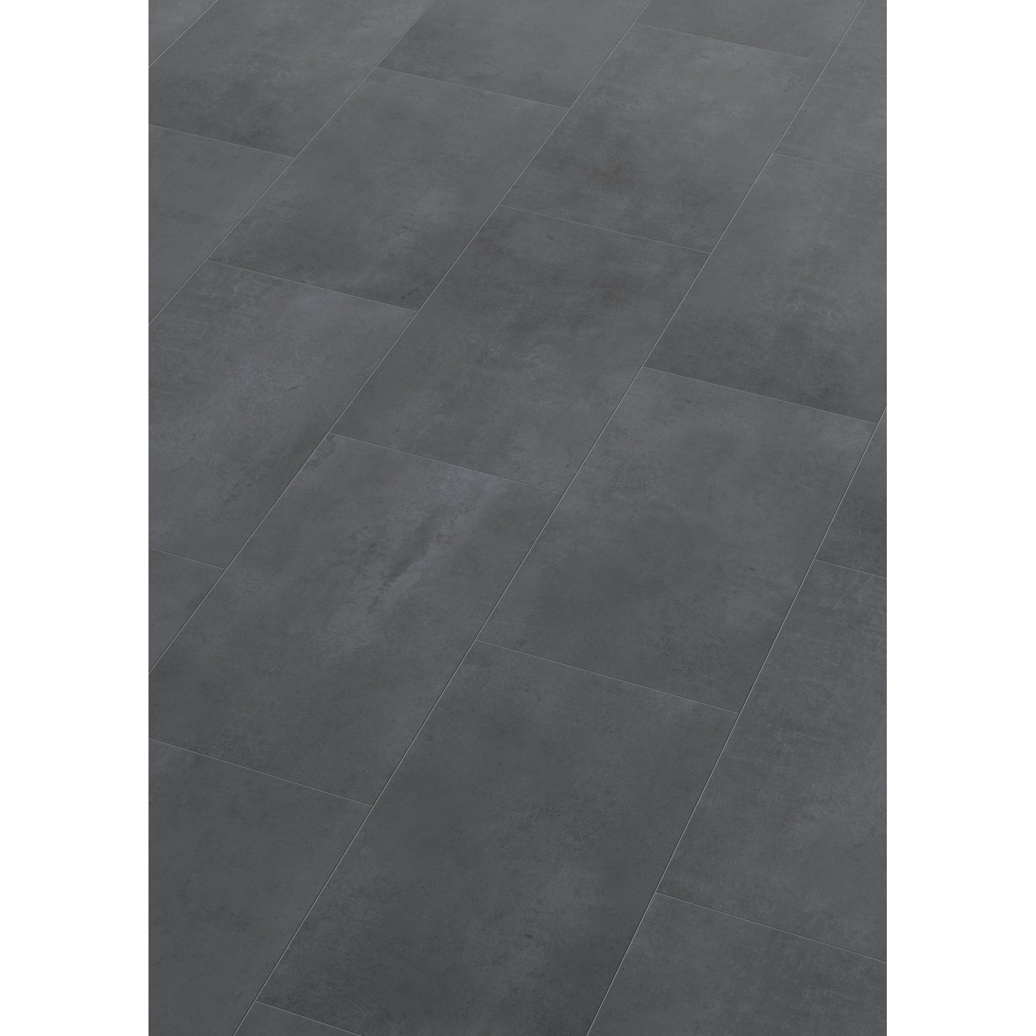 Classen Neo 2.0 Vario Nero Dekor-Paneele im Detail: Dunkelgraue Steinoptik für Wand und Boden.