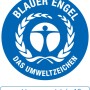 Blauer Engel Umweltzeichen für umweltfreundliche OBI Terrassenfarbe.