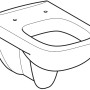 Geberit Wand-WC Renova Plan, Tiefspüler, Weiß mit KeraTect® Beschichtung.