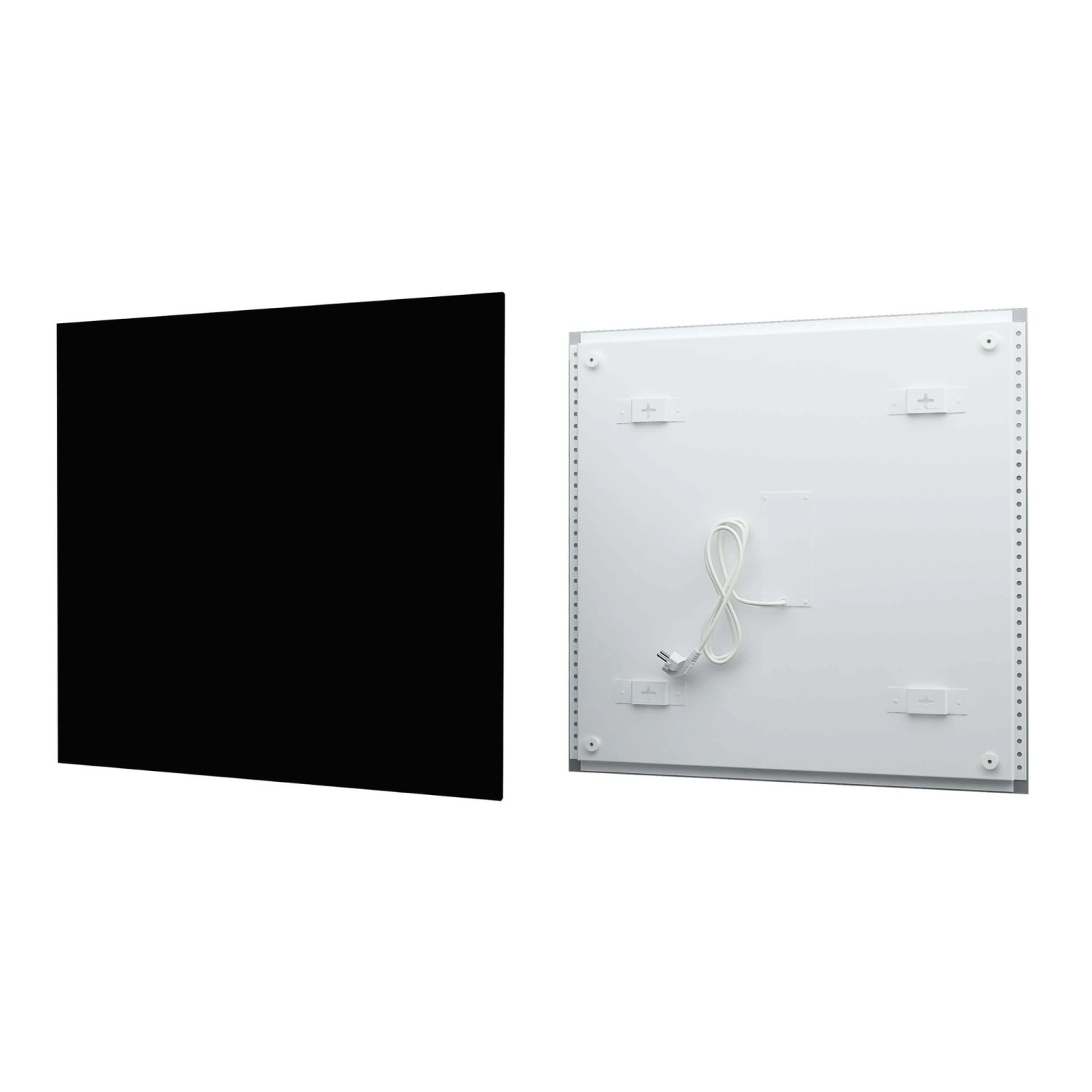 Fenix Infrarotheizung ECOSUN Glasheizung 300W 58,5 x 58,5 x 3,9cm Schwarz günstig online kaufen