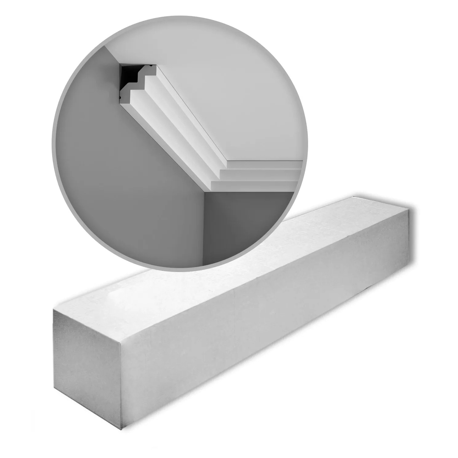 ORAC DECOR C602 LUXXUS Zierleisten 1 Karton Set 26 Stuckleisten 52 m Weiß günstig online kaufen