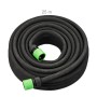 Relaxdays Tropfschlauch Gummi PVC Messing Schwarz Grün Wassersparend 25 m ø 12/16 mm_4