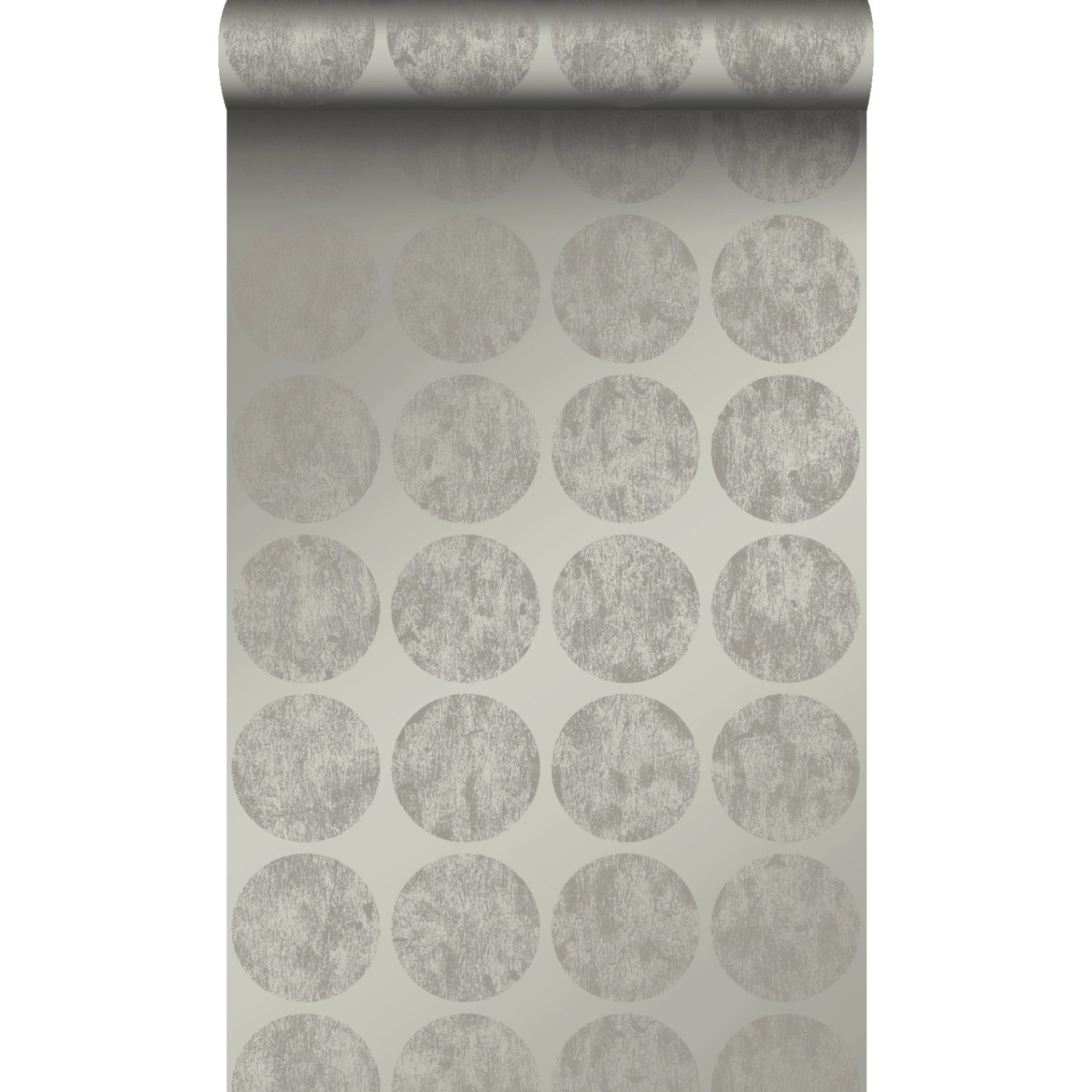 Origin Luxury Wallcoverings Tapete Große Verwitterte Kugeln Dunkelgrau 53 C günstig online kaufen