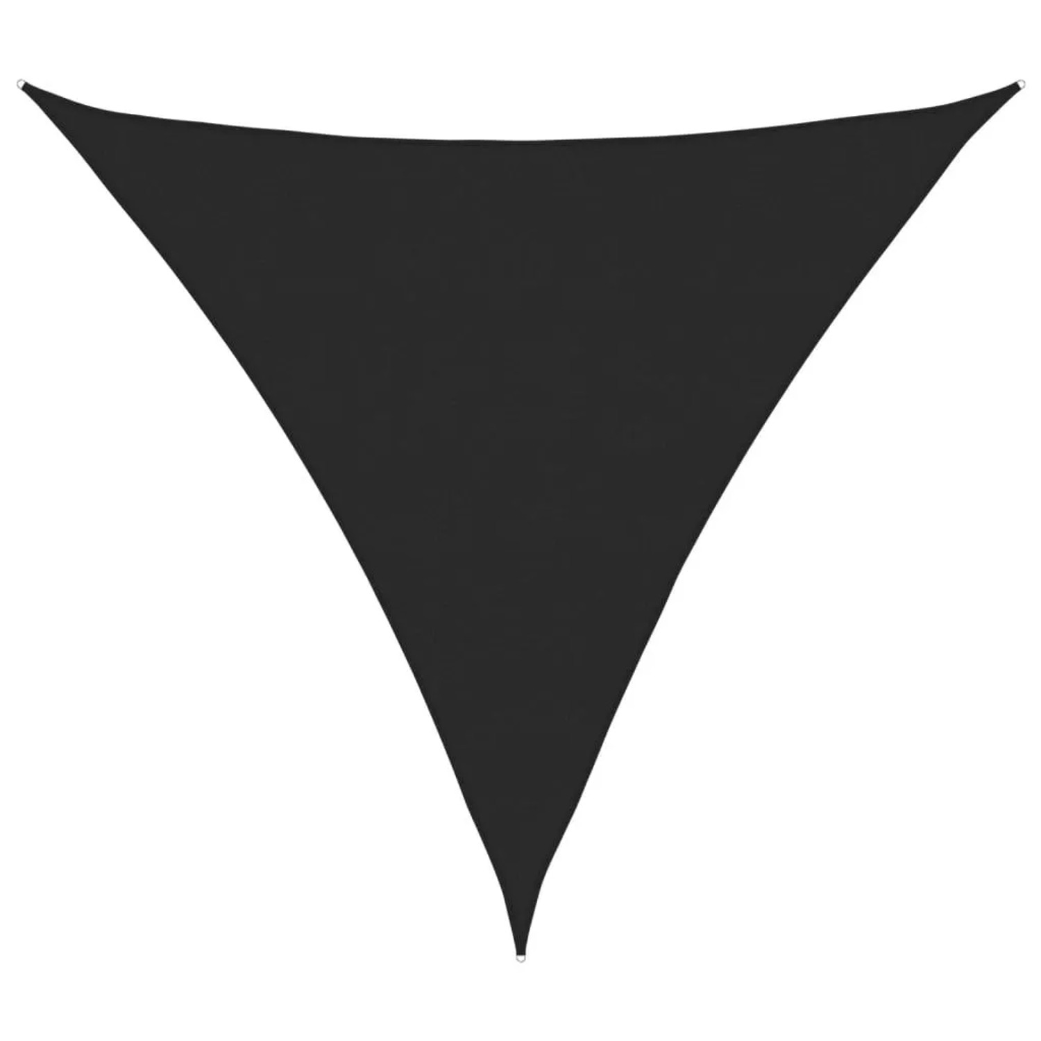 Furnicato Sonnensegel 160 G M² Schwarz 6x6x6 M Hdpe