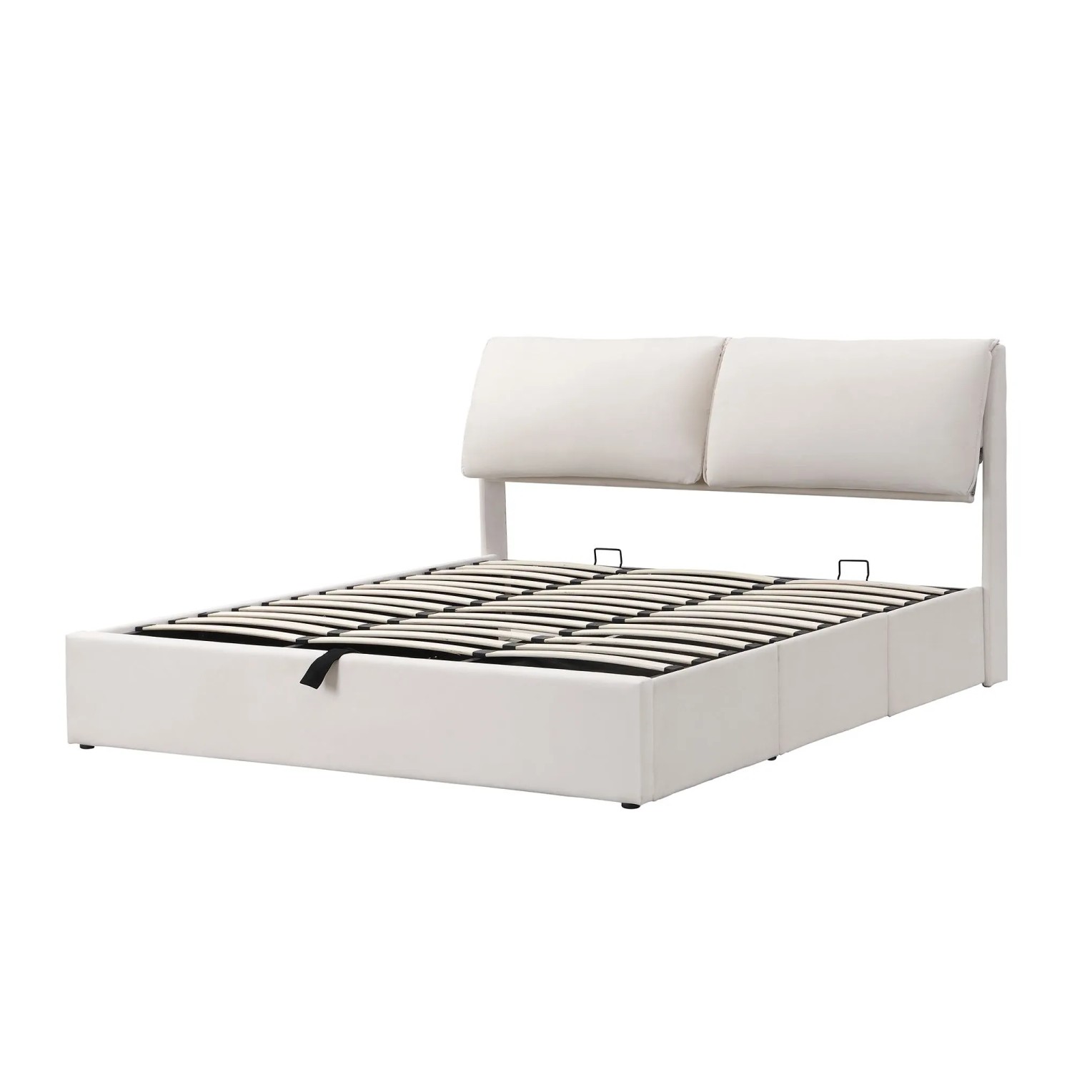 okwish Polsterbett 180x200cm mit 3 Schubladen Schlafzimmer Beige ohne Matratze